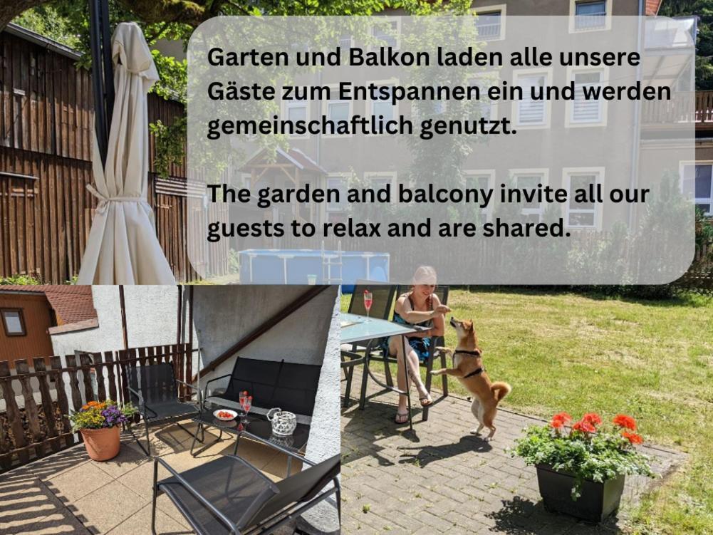 Gemütliche Wohnung für 2 mit Pool und Terrasse - H1 Sebnitz Exterior foto